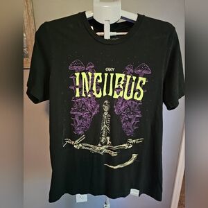 Enjoy Incubus 2022 Band Tour Black Purple Green T Shirt - Mens L